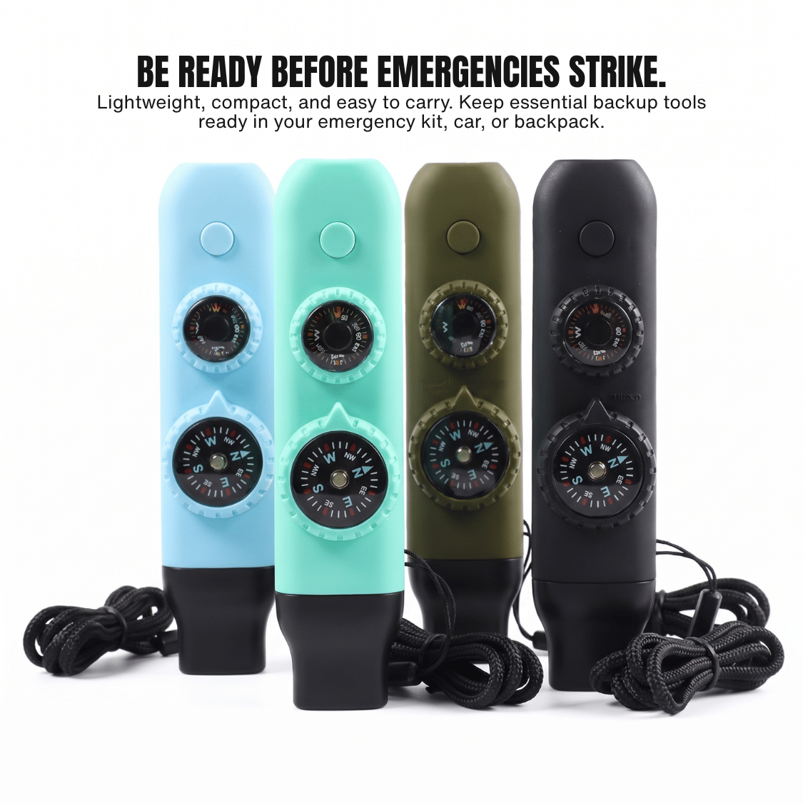 7-In-1 Emergency Survival Whistle