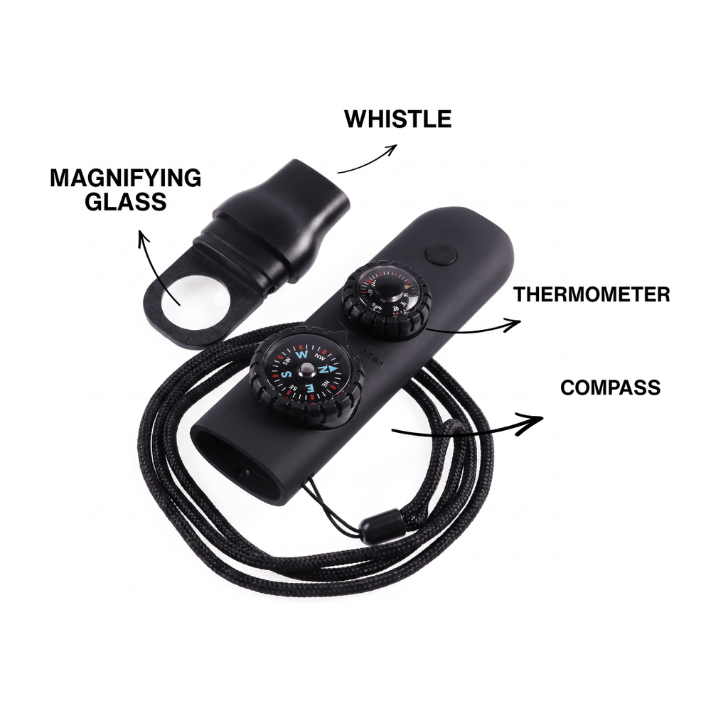 7-In-1 Emergency Survival Whistle