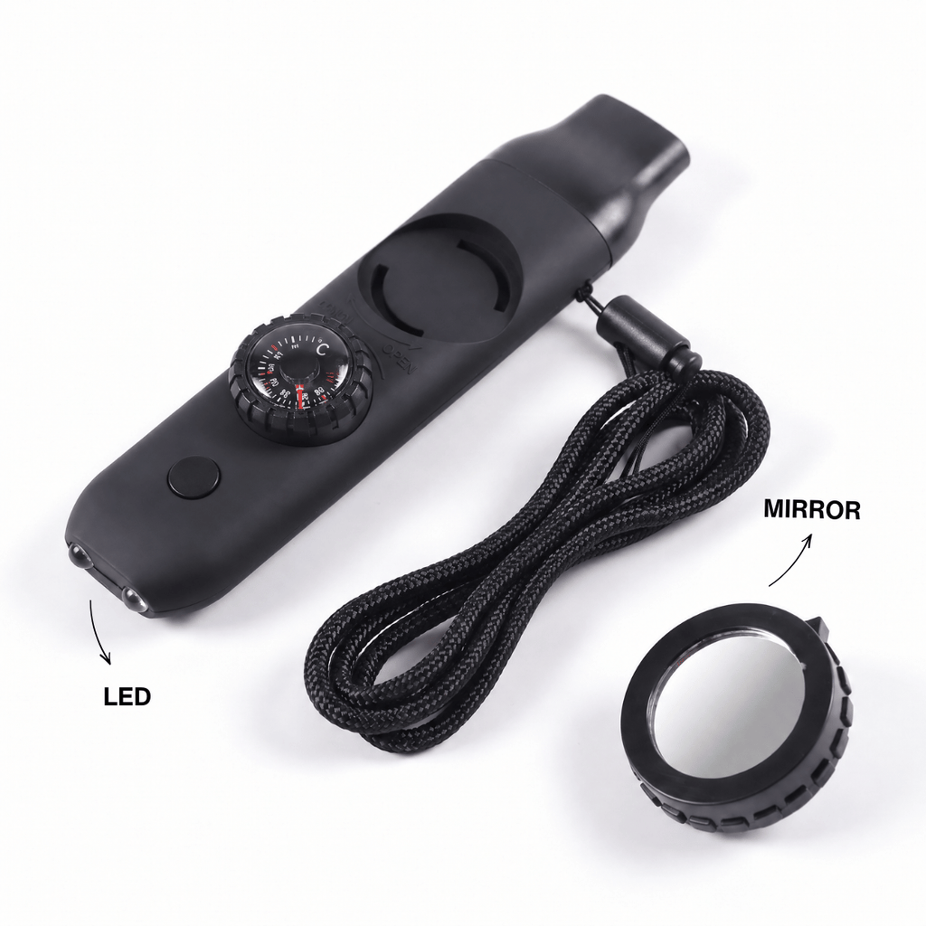 7-In-1 Emergency Survival Whistle