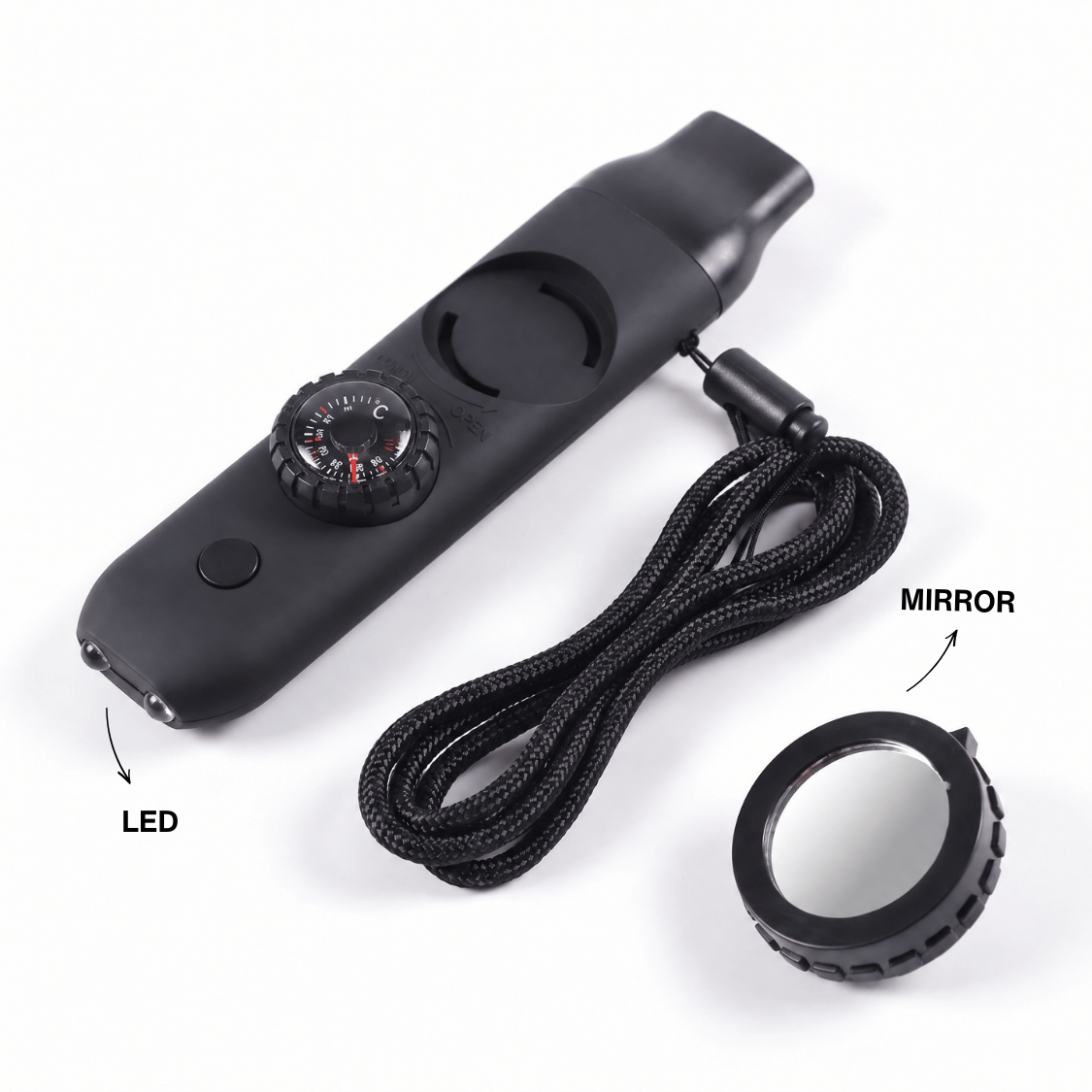 7-In-1 Emergency Survival Whistle