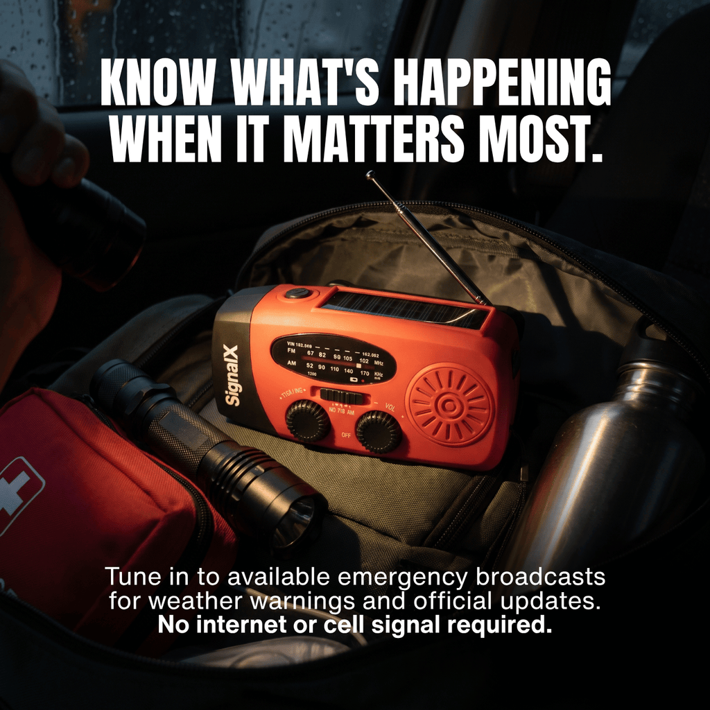 SignalX 3-in-1 Blackout Emergency Radio