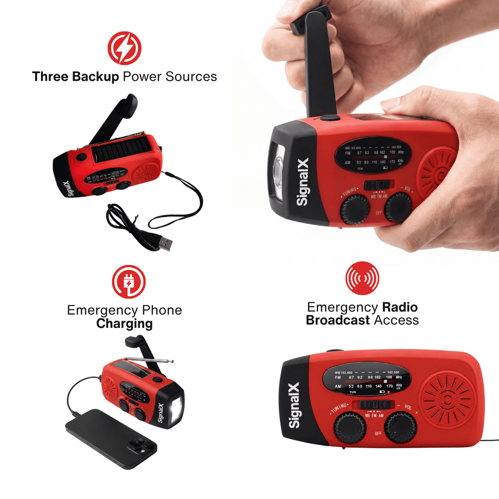 SignalX 3-in-1 Blackout Emergency Radio