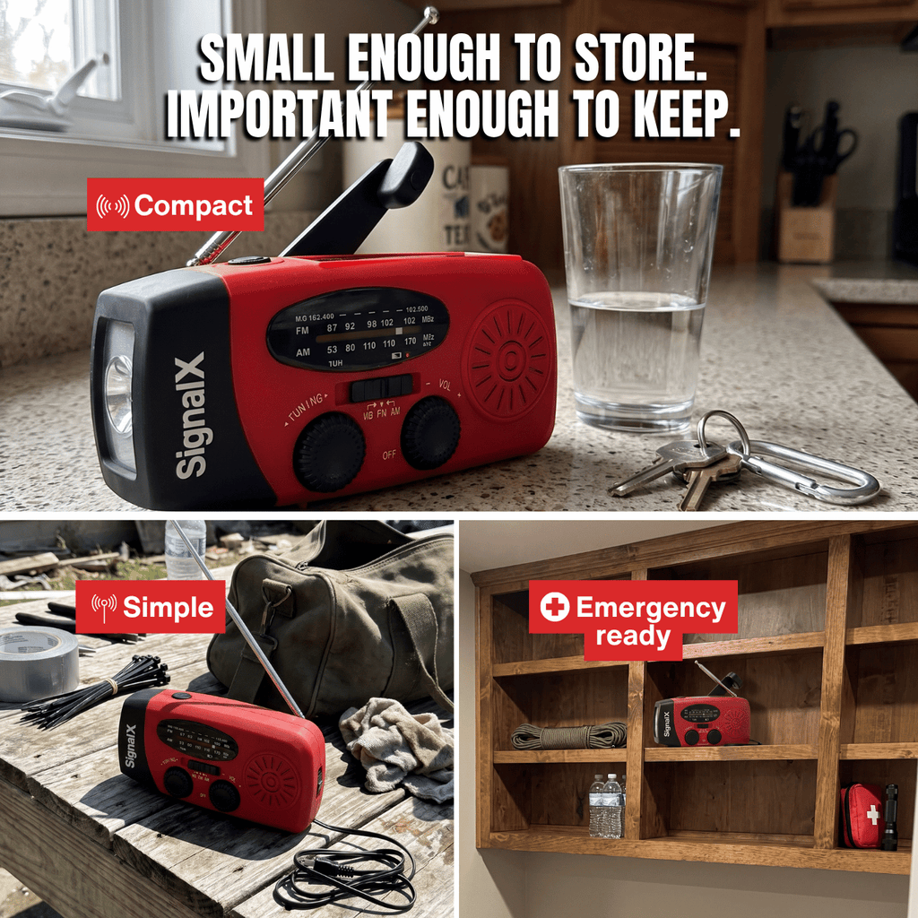 SignalX 3-in-1 Blackout Emergency Radio