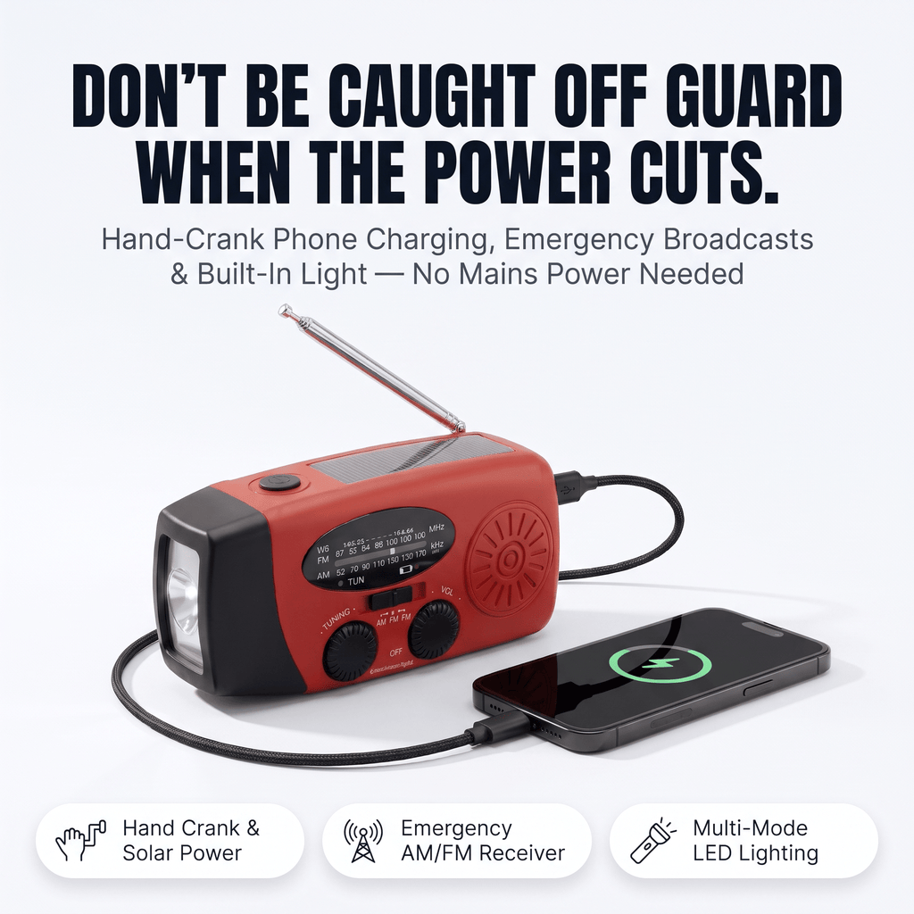 SignalX 3-in-1 Blackout Emergency Radio